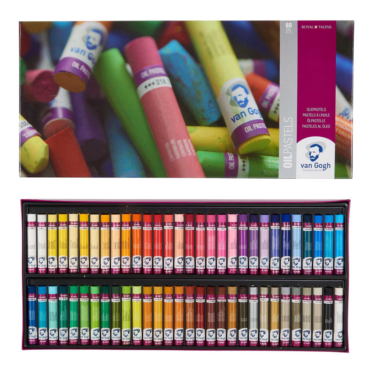 Royal Talens Van Gogh Oil Pastel Set of 60 Colours