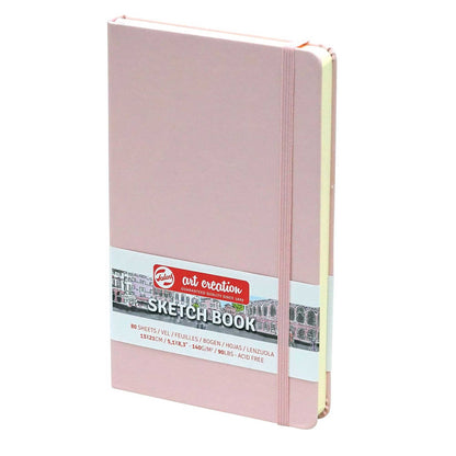 Royal Talens Art Creation Paper Hardback Sketchbook - Pastel Pink, 13 x 21cm
