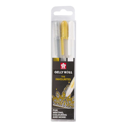 Sakura Gelly Roll - The Favourites - Set of 3 Gel Pens