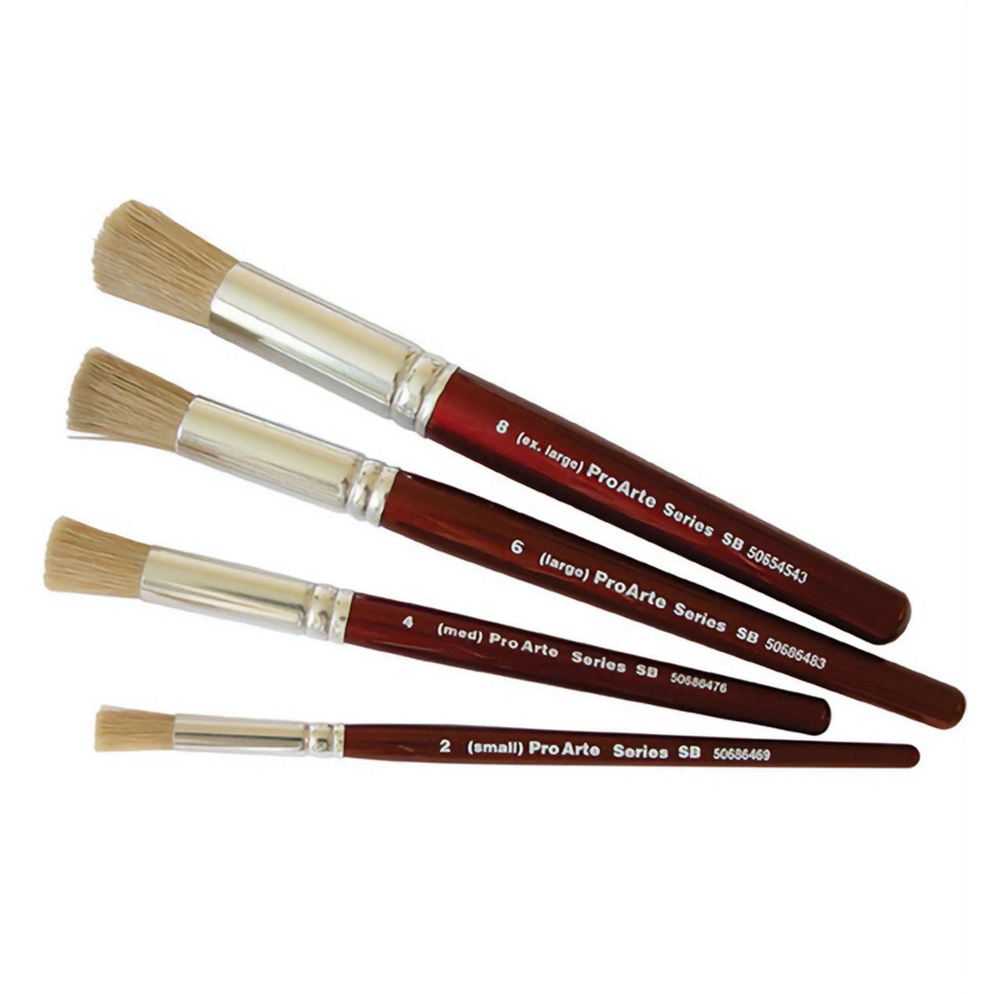 Pro Arte Series SB Stencil Brushes - Size Comparison