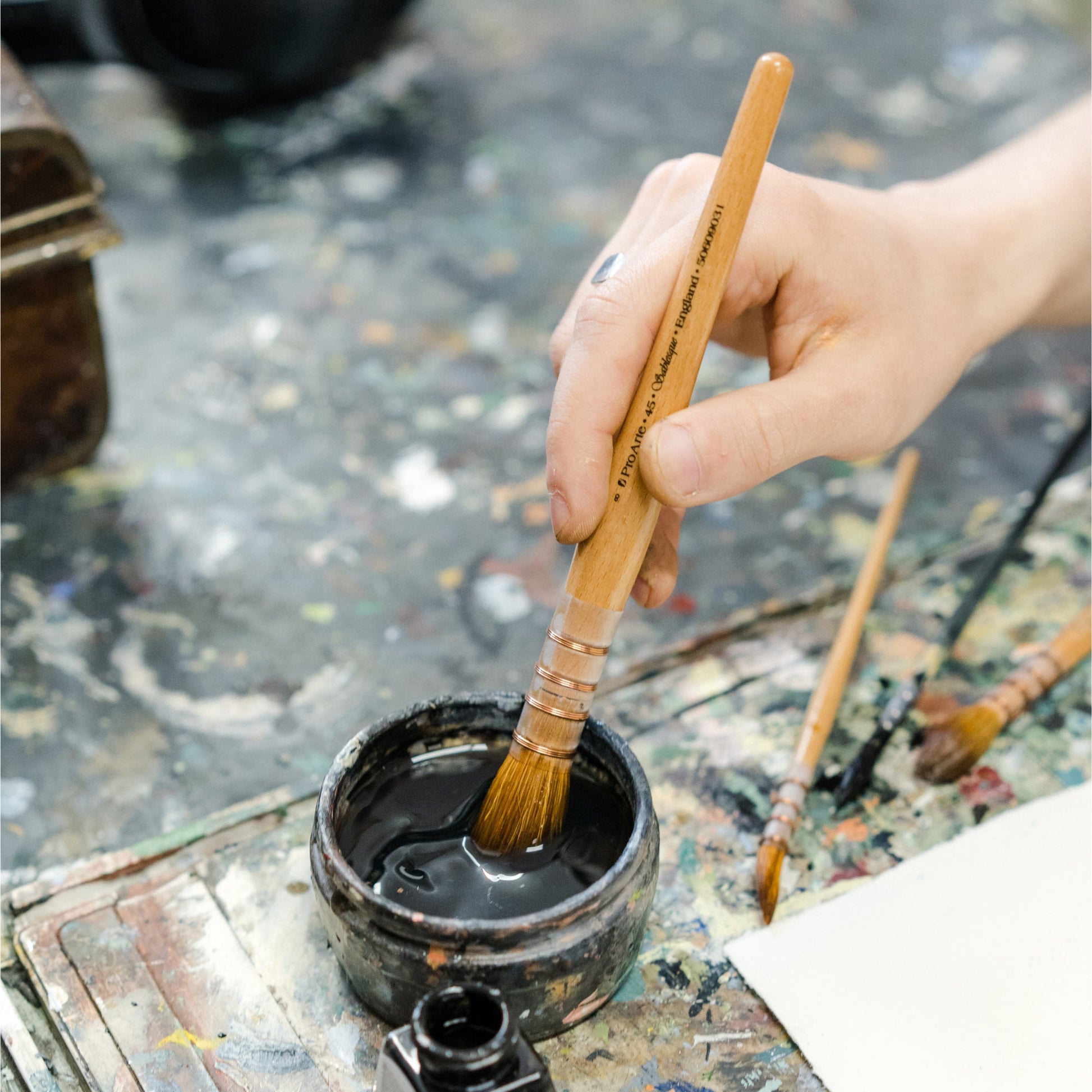 Pro Arte Sablesque Brush in use
