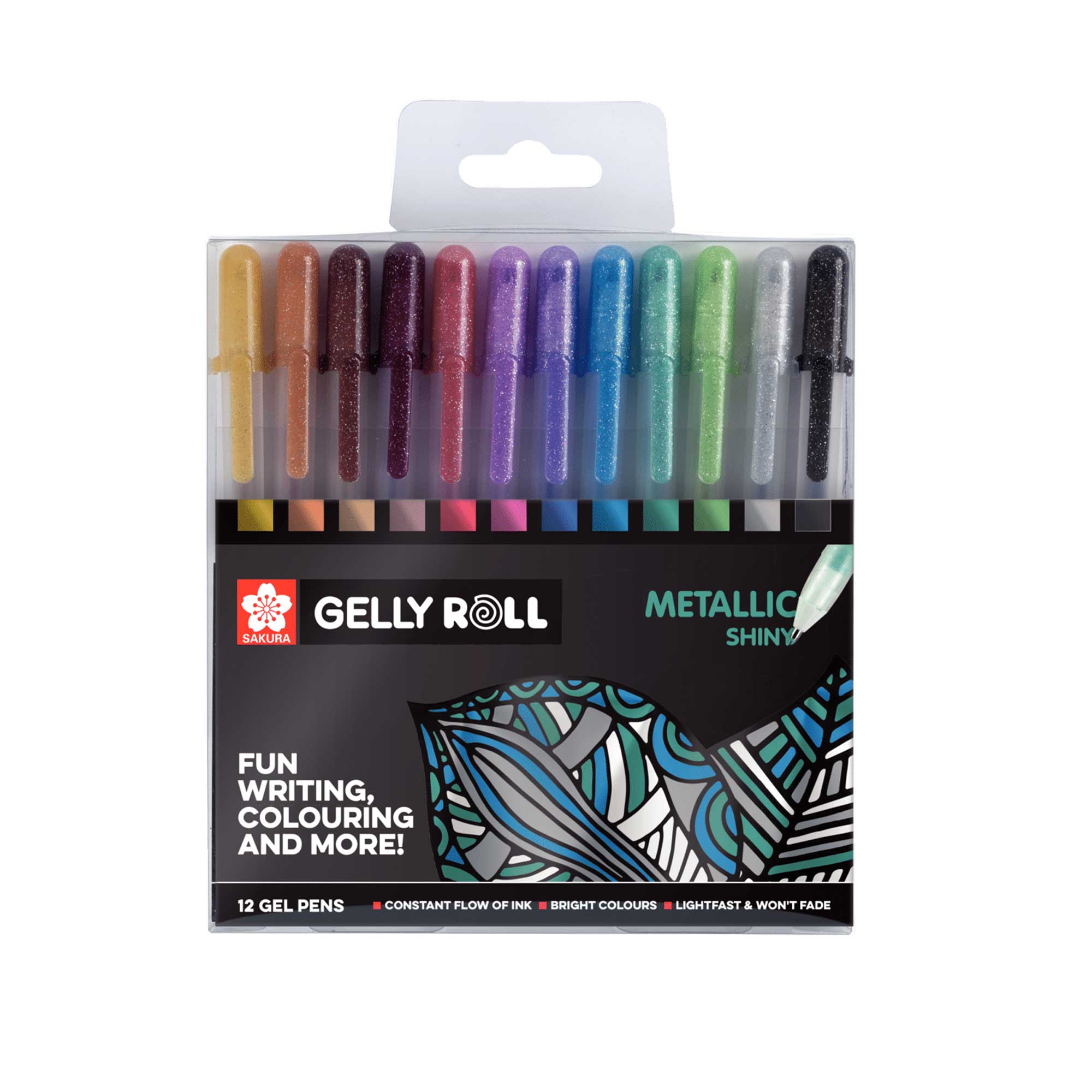 Sakura Gelly Roll - Metallic - Set of 12 Gel Pens