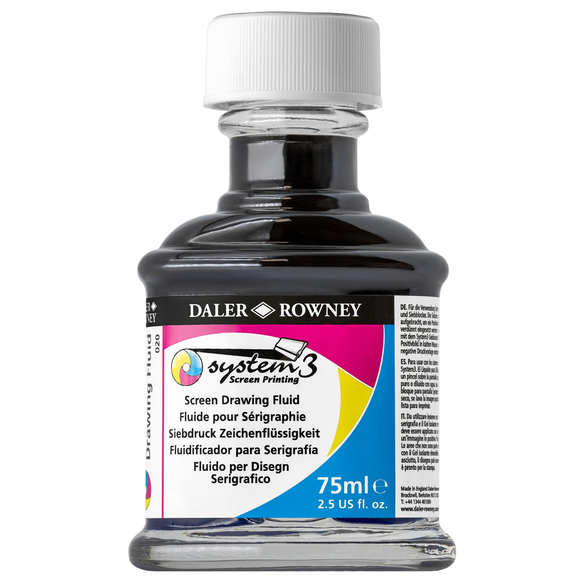 Daler-Rowney System3 Screen Printing Medium - Drawing Fluid - 75ml