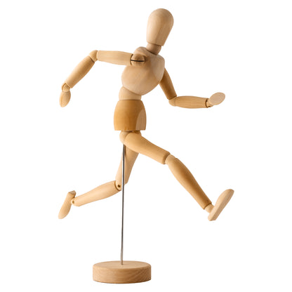 Mannequin in a running pose