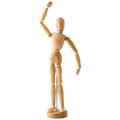 Mannequin in a waving pose