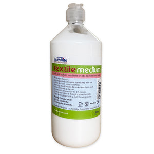 Acrylic Textile Medium 1 Litre Bottle