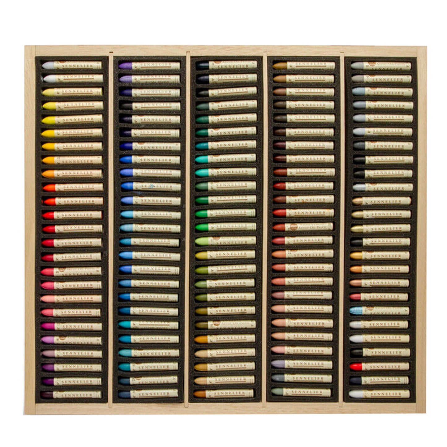 Sennelier 120 Oil Pastel Wooden Box Set - Pastels