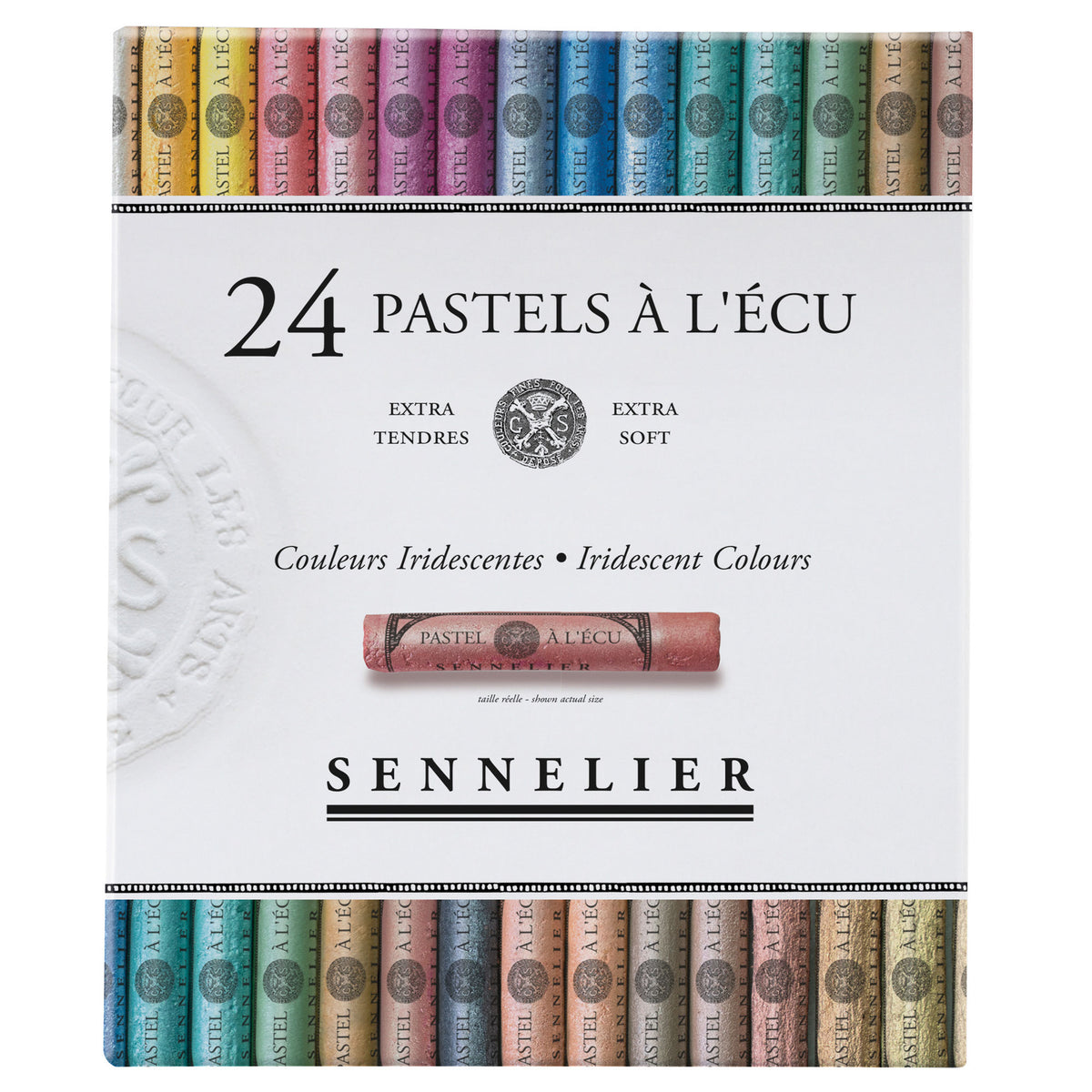 Sennelier Extra Soft Pastel Selection (24 Iridescent / Shimmering Colours)