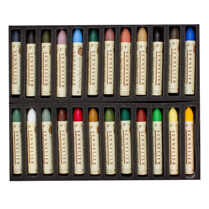 Sennelier Oil Pastels - Set of 24 Landscape Colours - Colour Selection