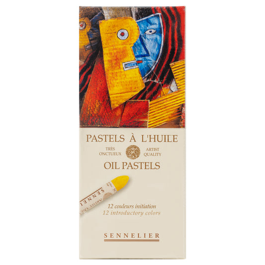 Sennelier Artists' Oil Pastels - Assorted Colours - Set of 12