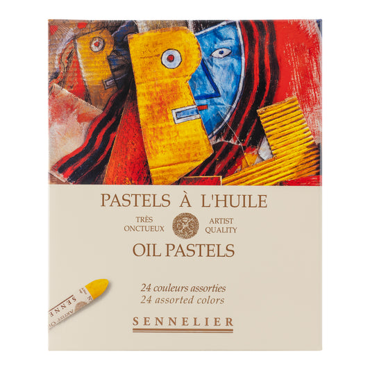 Sennelier Artists' Oil Pastels - Assorted Colours - Set of 24