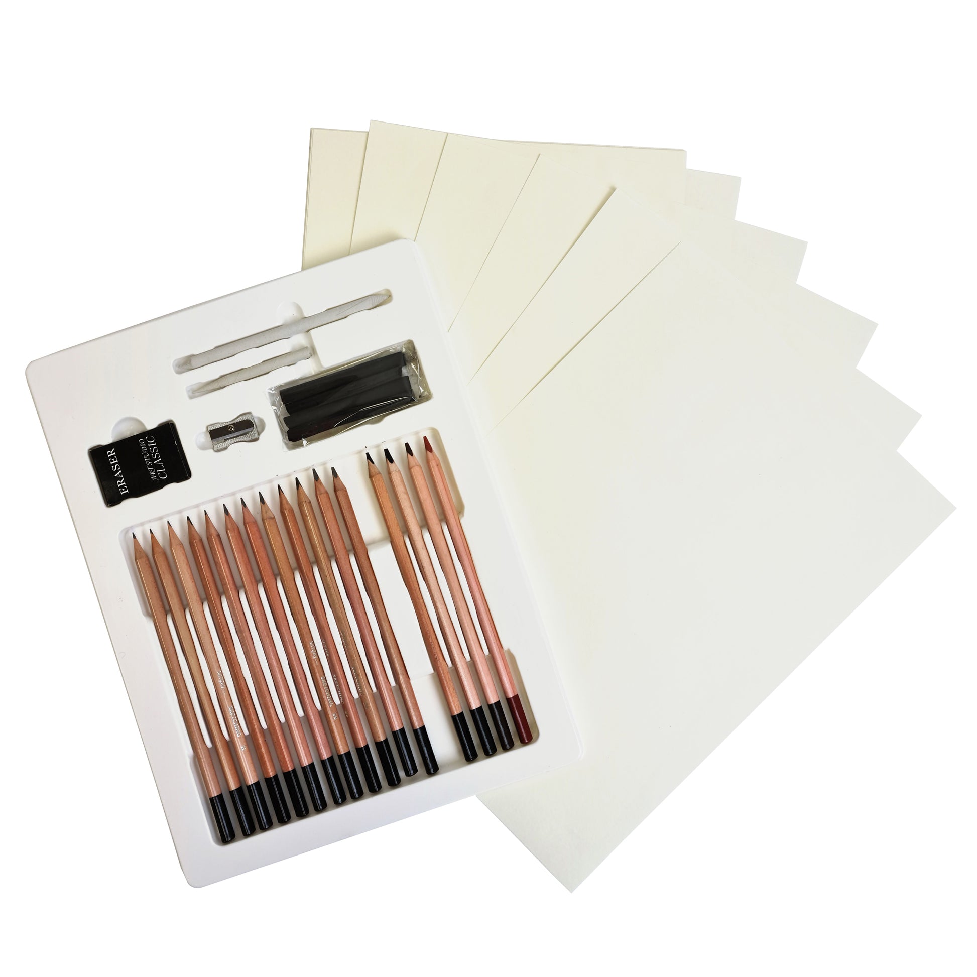 Daler-Rowney Simply Sketching Set - Box Contents