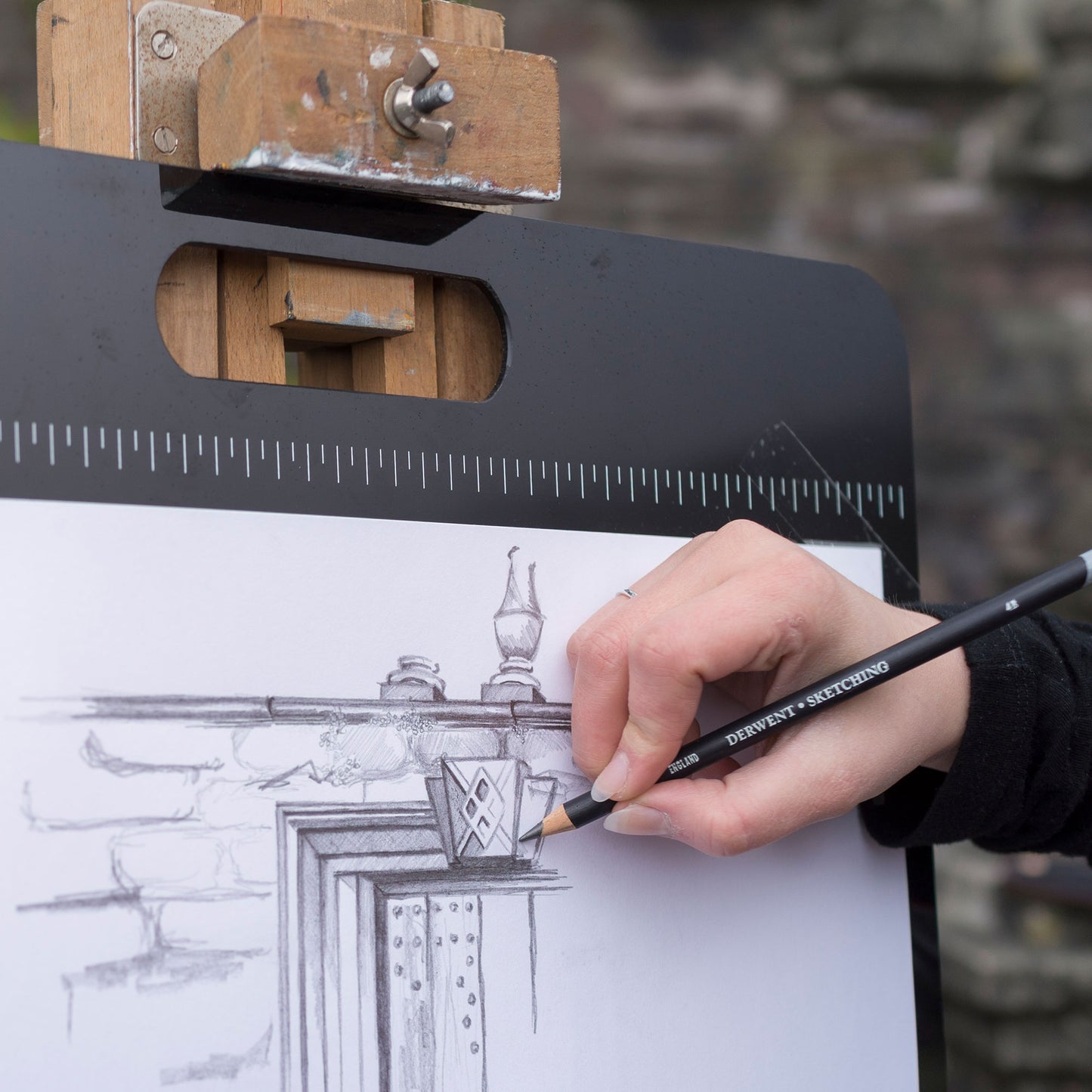 Derwent Sketching 6 Pencil Set - Sample Illustration