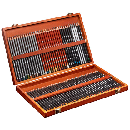Derwent Sketching 72 Wooden Box
