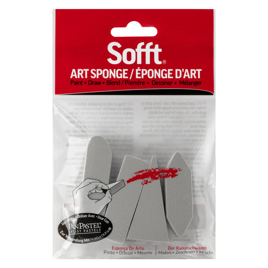 PanPastel - Sofft Sponge Bars: 4 Assorted Shapes
