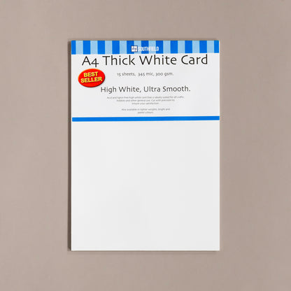 Southfield Thick White Card - 290gsm/380micron - Pack of 15 Sheets
