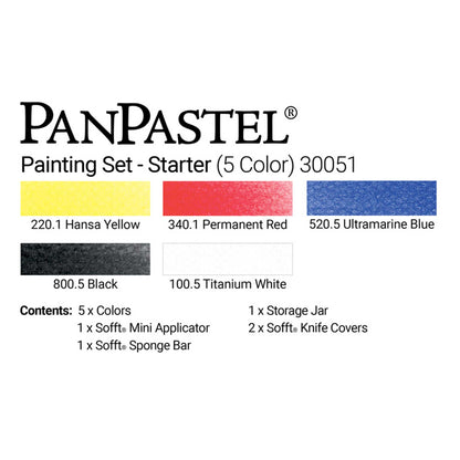PanPastel Starter Set - Set of 5 - Colour Swatches