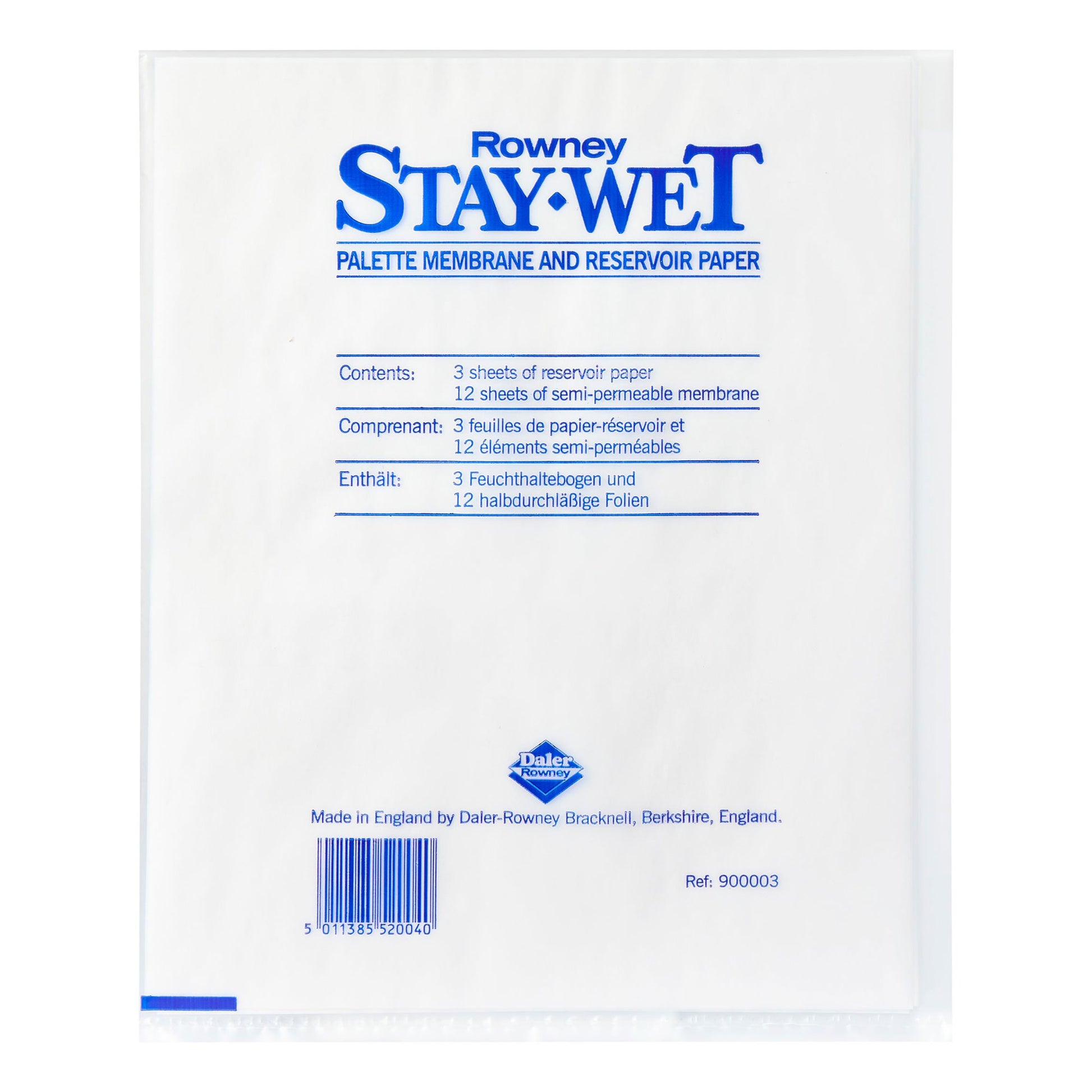 Daler-Rowney Stay-Wet Palette Refills
- Large