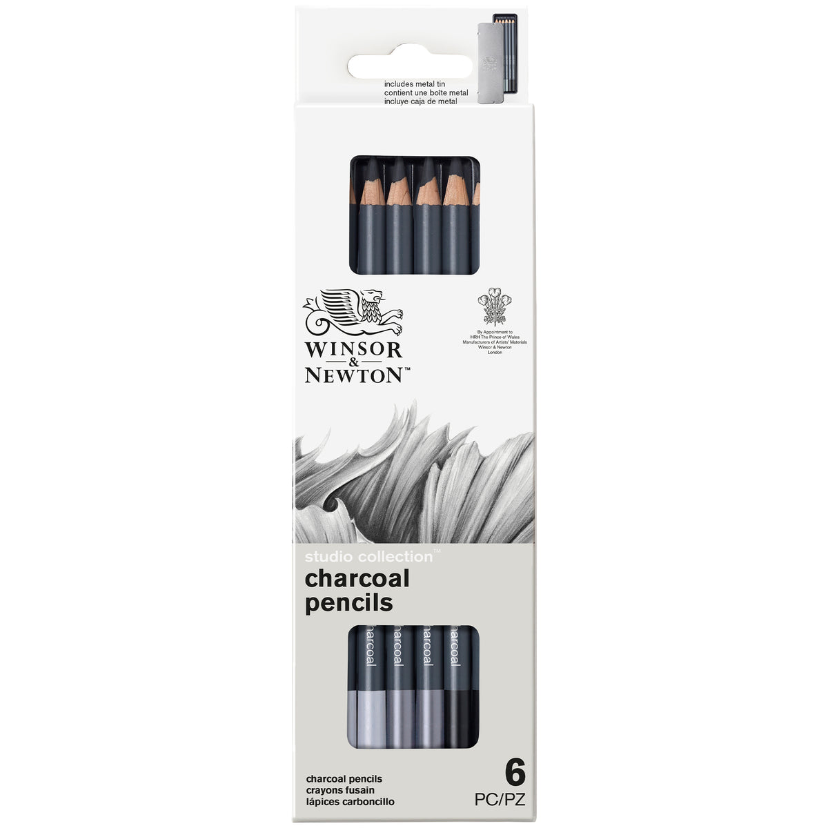 Winsor &amp; Newton Studio Collection Charcoal Pencils 