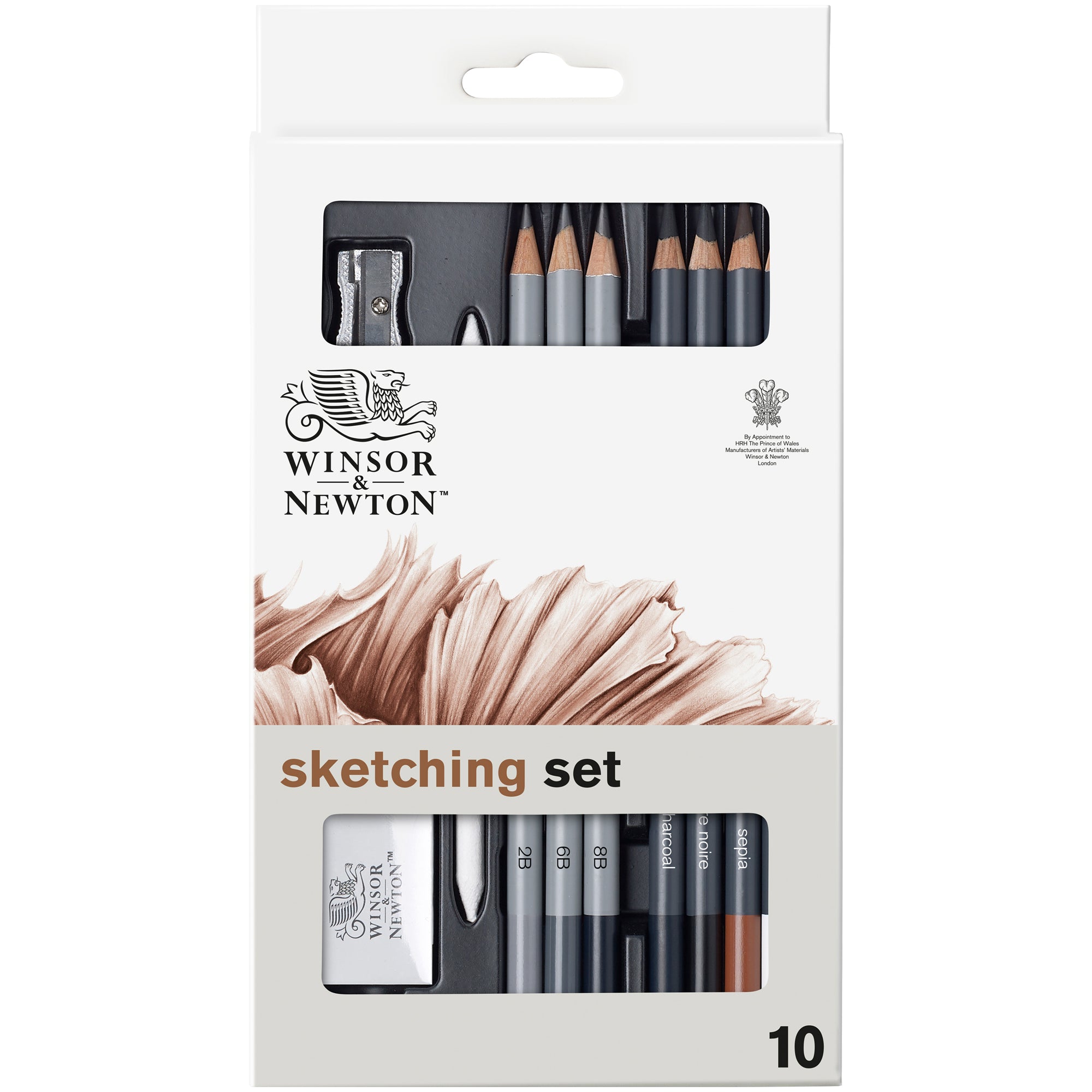 Winsor & Newton Studio Collection Sketching Pencils - Set of 10 Pieces