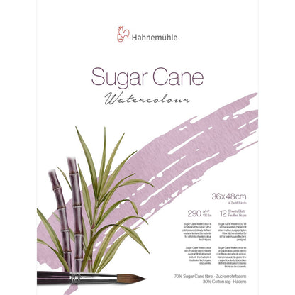 Hahnemühle Sugar Cane Watercolour Pads - 290gsm - 12 Sheets - 36 x 48cm