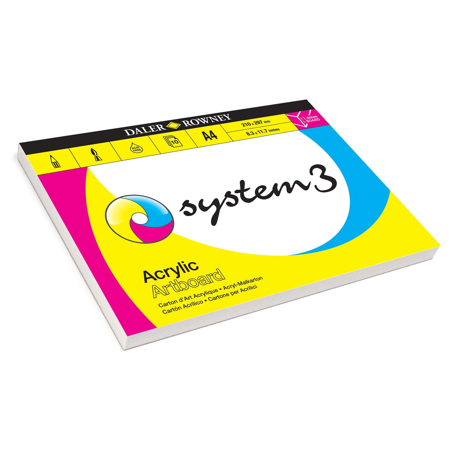 Daler-Rowney System3 Acrylic Artboard Pads