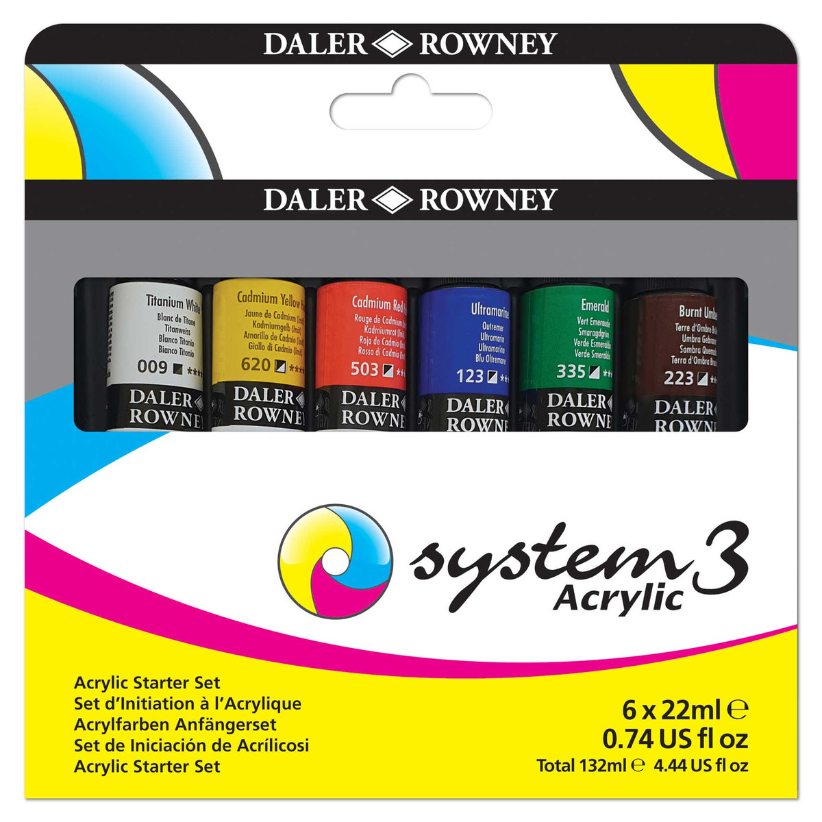 Daler-Rowney System3 Acrylic Starter Set Box