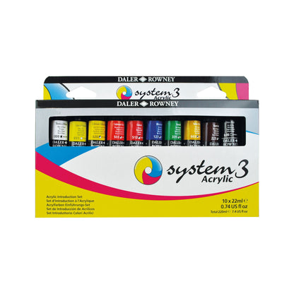 Daler-Rowney System3 Acrylic Introductory Set Box