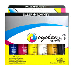 DALER-ROWNEY System 3 Acrylic Paint Sets Process Set - 20445537