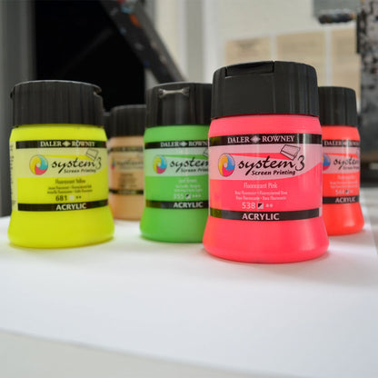 Daler-Rowney System3 Screen Printing Acrylic Colour - Group Shot