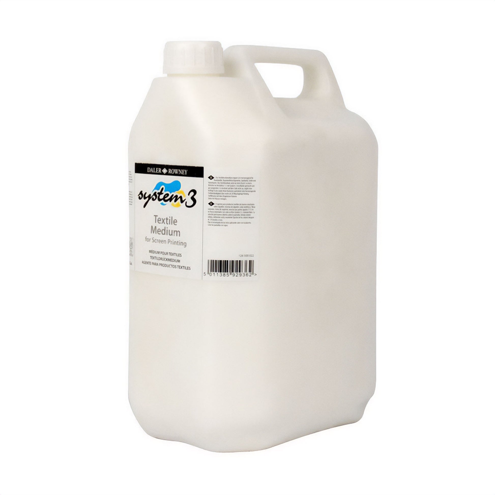 Daler-Rowney System3 Textile Screen Printing Medium - 5 litres 