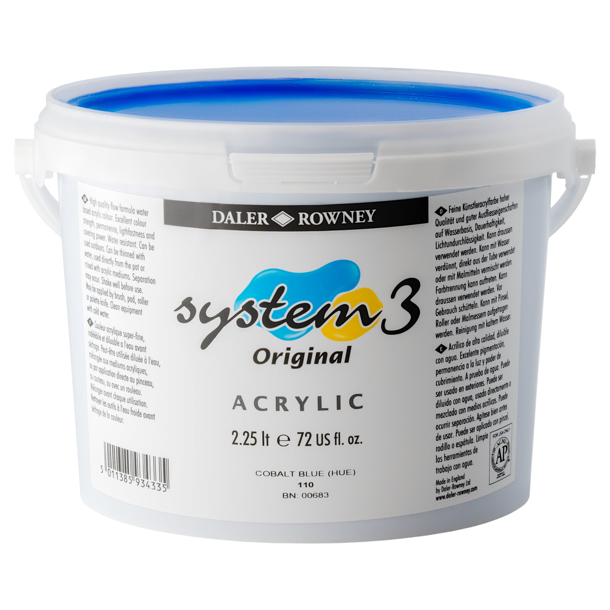 Daler-Rowney System3 Acrylic Paint - 2.25 Litre