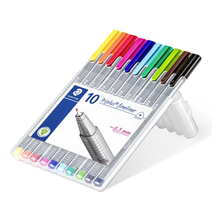Staedtler Triplus Fineliners - 0.3mm - Set of 10