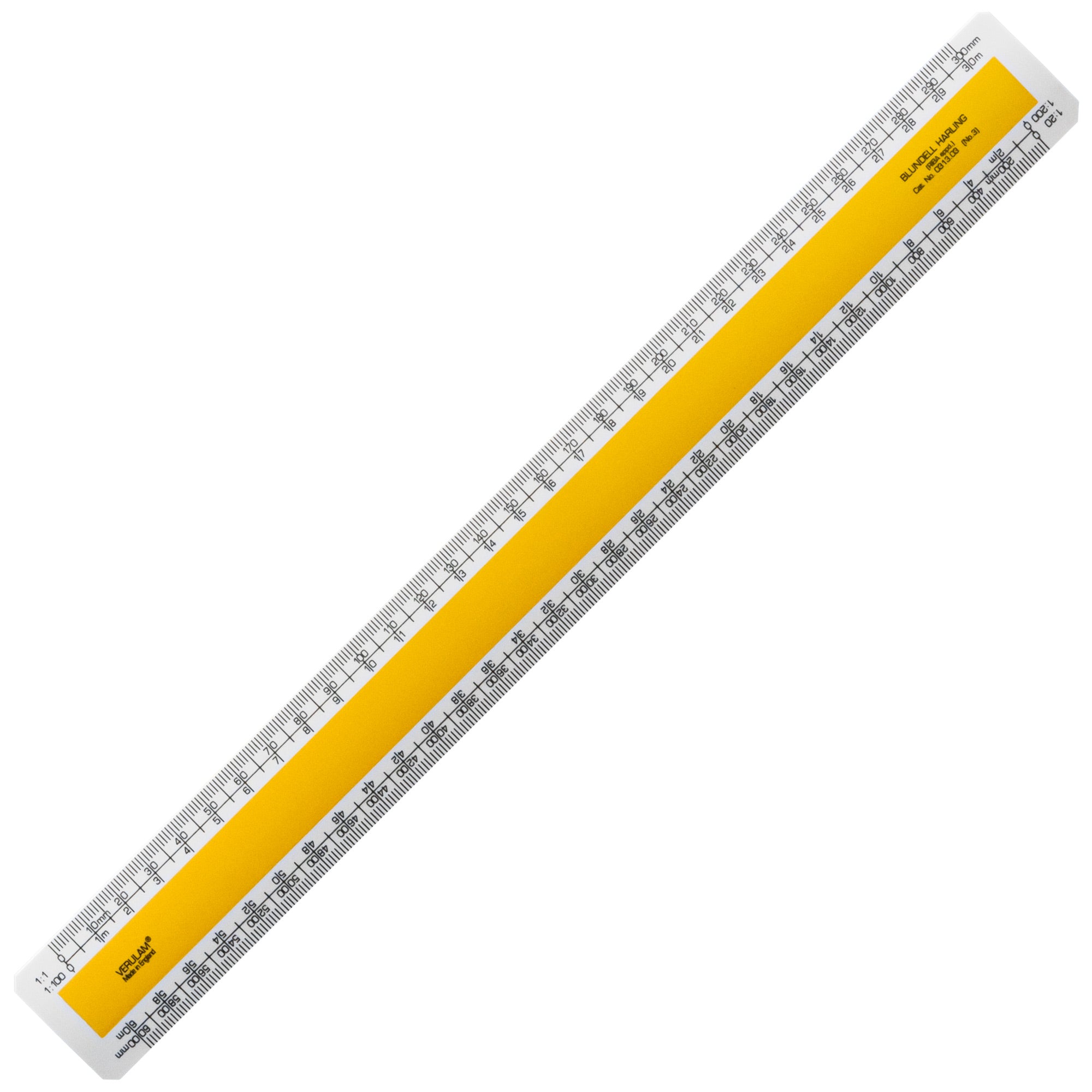 Verulam Scale Rules Oval Section - 300mm - V3 Scale