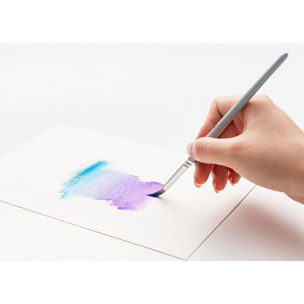 HIMI : Solid Watercolour : Set of 38 Pans : 1 Brush Included : Plastic Round Case : Pink