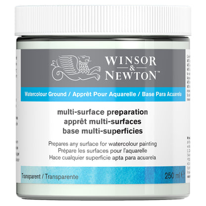 Winsor & Newton :  Multi-Surface Preparation : Watercolour Ground : Transparent : 250ml