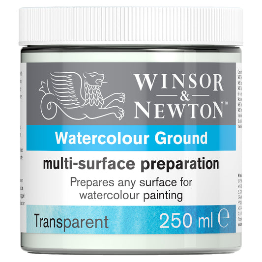 Winsor & Newton :  Multi-Surface Preparation : Watercolour Ground : Transparent : 250ml