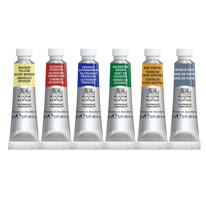 Winsor & Newton : Professional Watercolour : 5ml : Foundation : Set of 6
