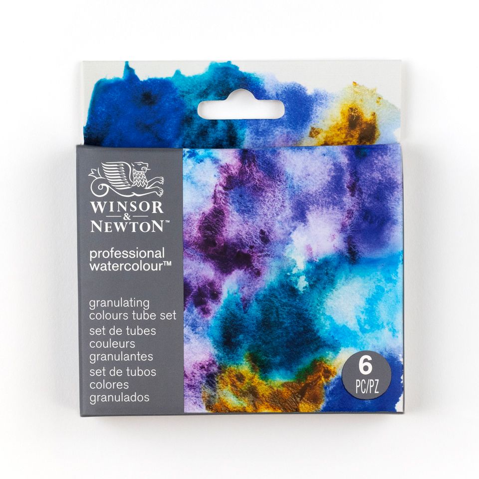 Winsor & Newton : Professional Watercolour : 5ml : Granulating : Set of 6