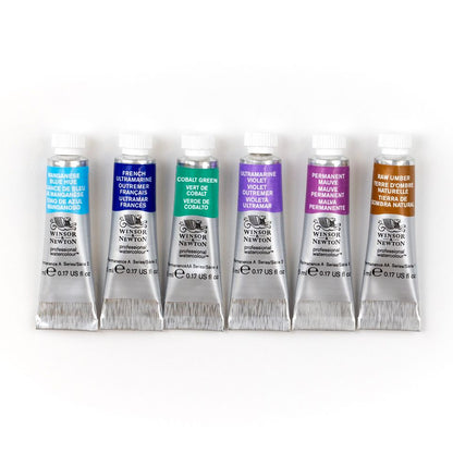 Winsor & Newton : Professional Watercolour : 5ml : Granulating : Set of 6