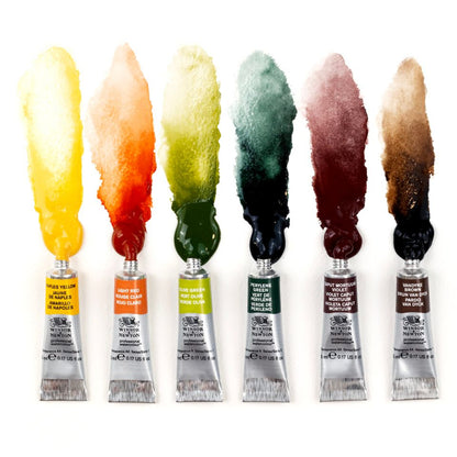 Winsor & Newton : Professional Watercolour : 5ml : Rich Earth : Set of 6