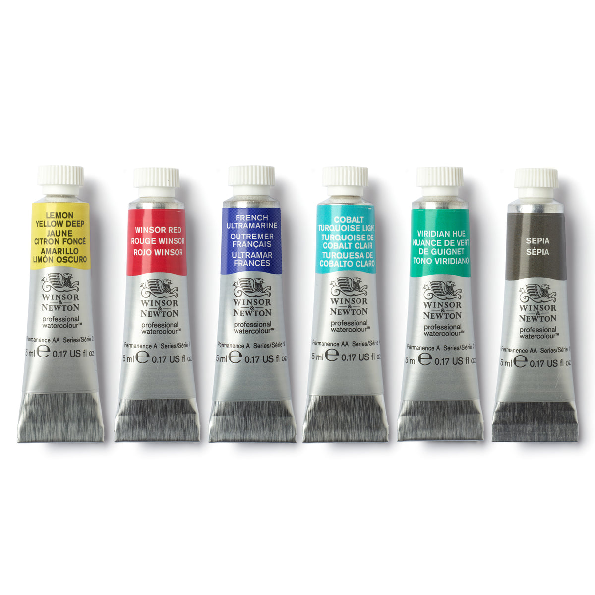 Winsor & Newton : Professional Watercolour : 5ml : Urban Sketching : Set of 6