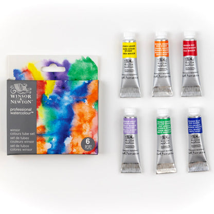 Winsor & Newton : Professional Watercolour : 5ml : Winsor : Set of 6