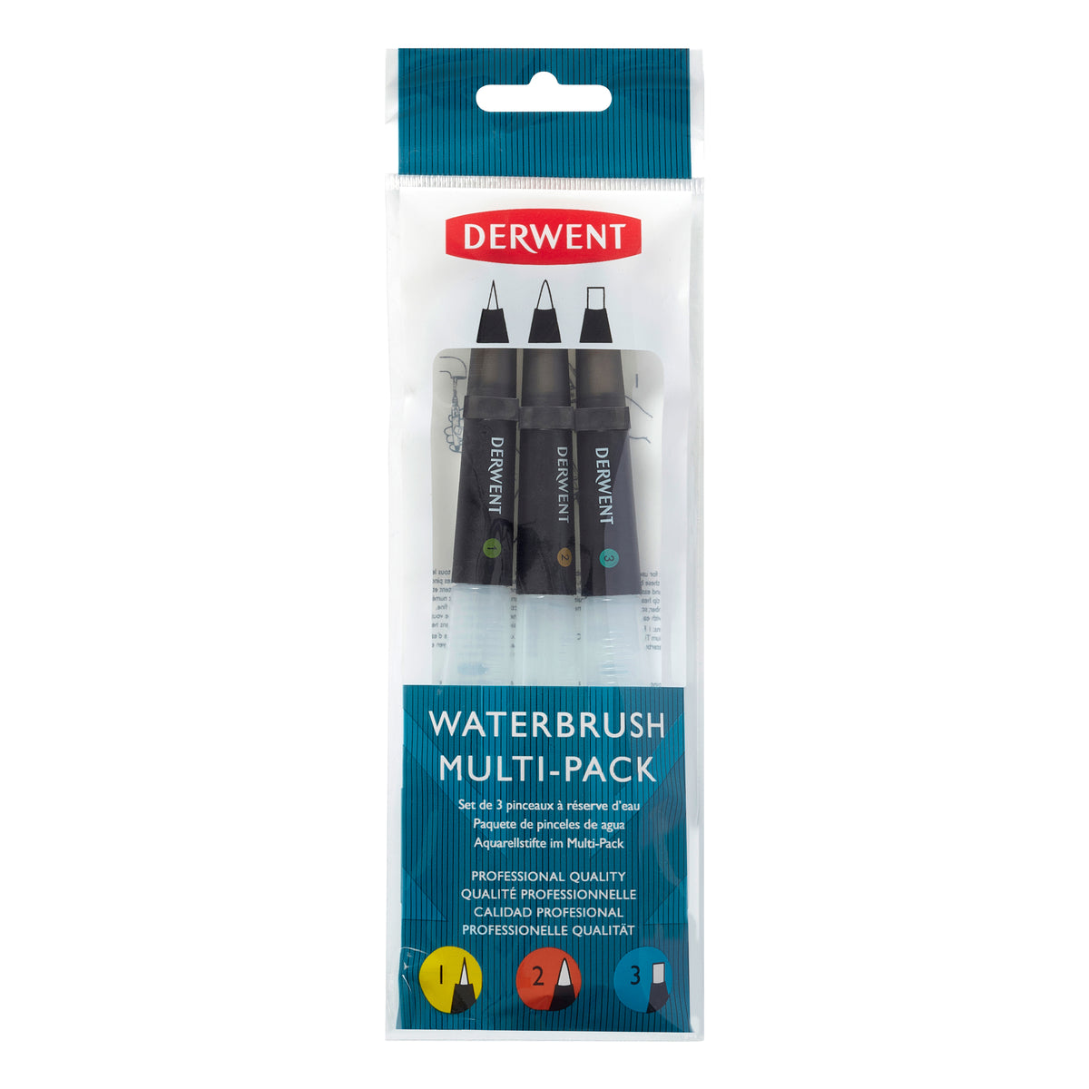 Derwent Waterbrush - Pack of 3
