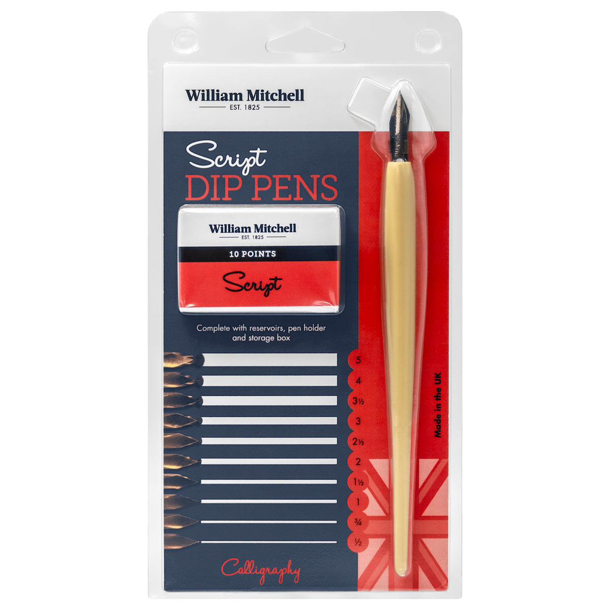 William Mitchell Script Dip Pens