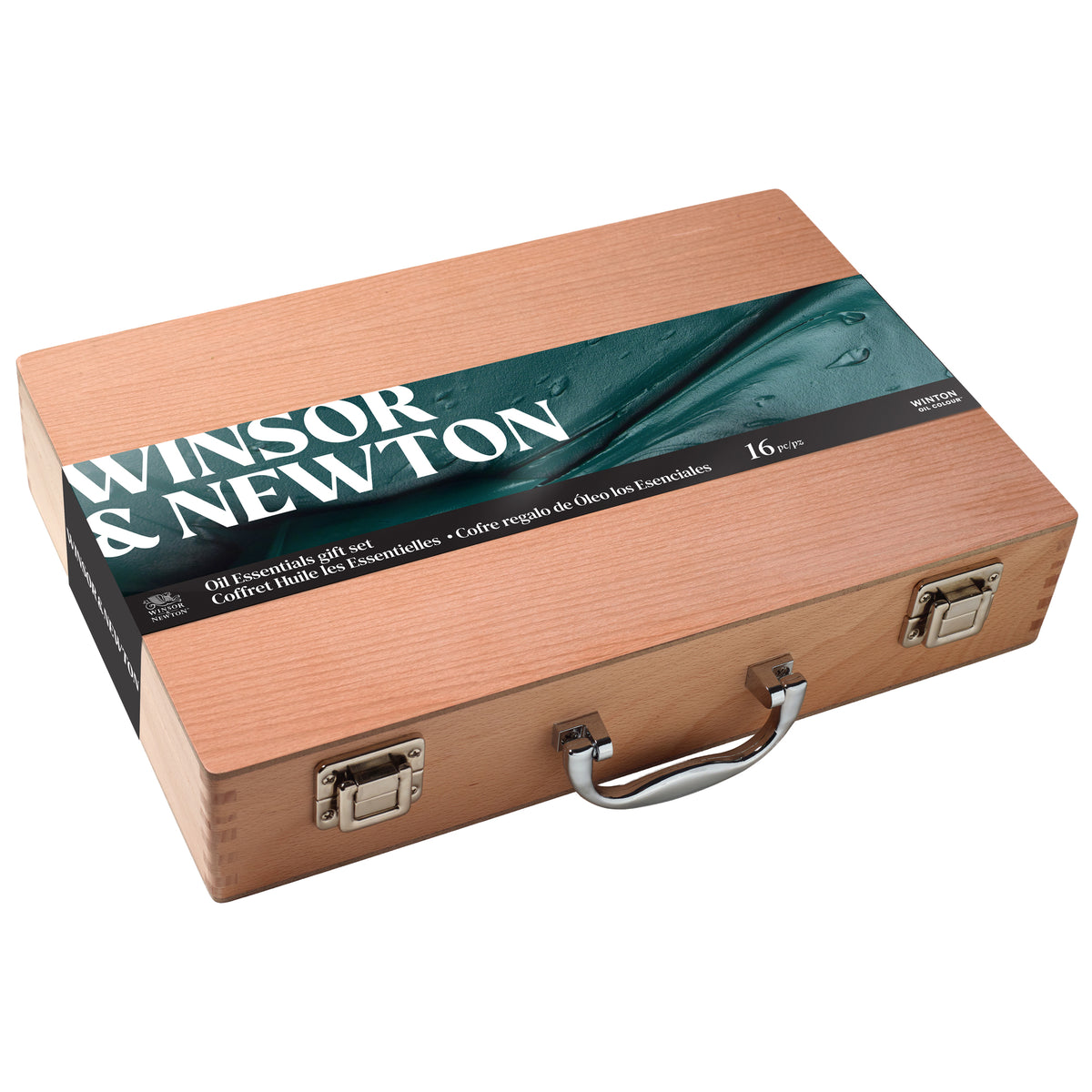 Winsor &amp; Newton Winton Oil Wooden Box Set - 15 Pieces