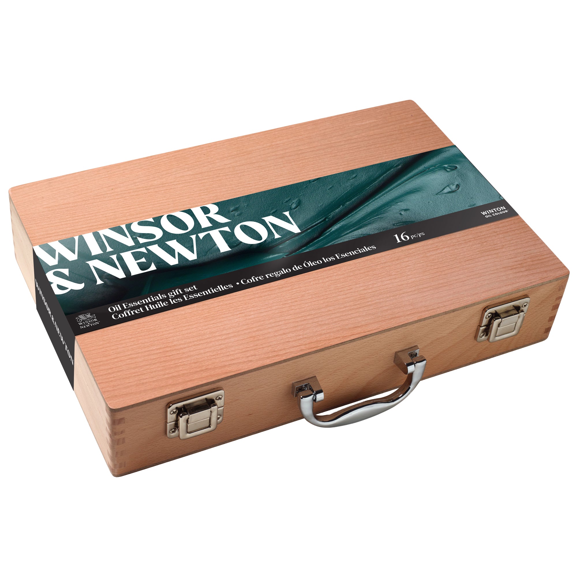 Winsor & Newton Winton Oil Wooden Box Set - 15 Pieces