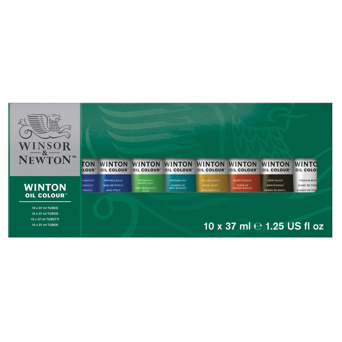 Winsor &amp; Newton Winton Oil Colour 10 x 37ml Tube Set