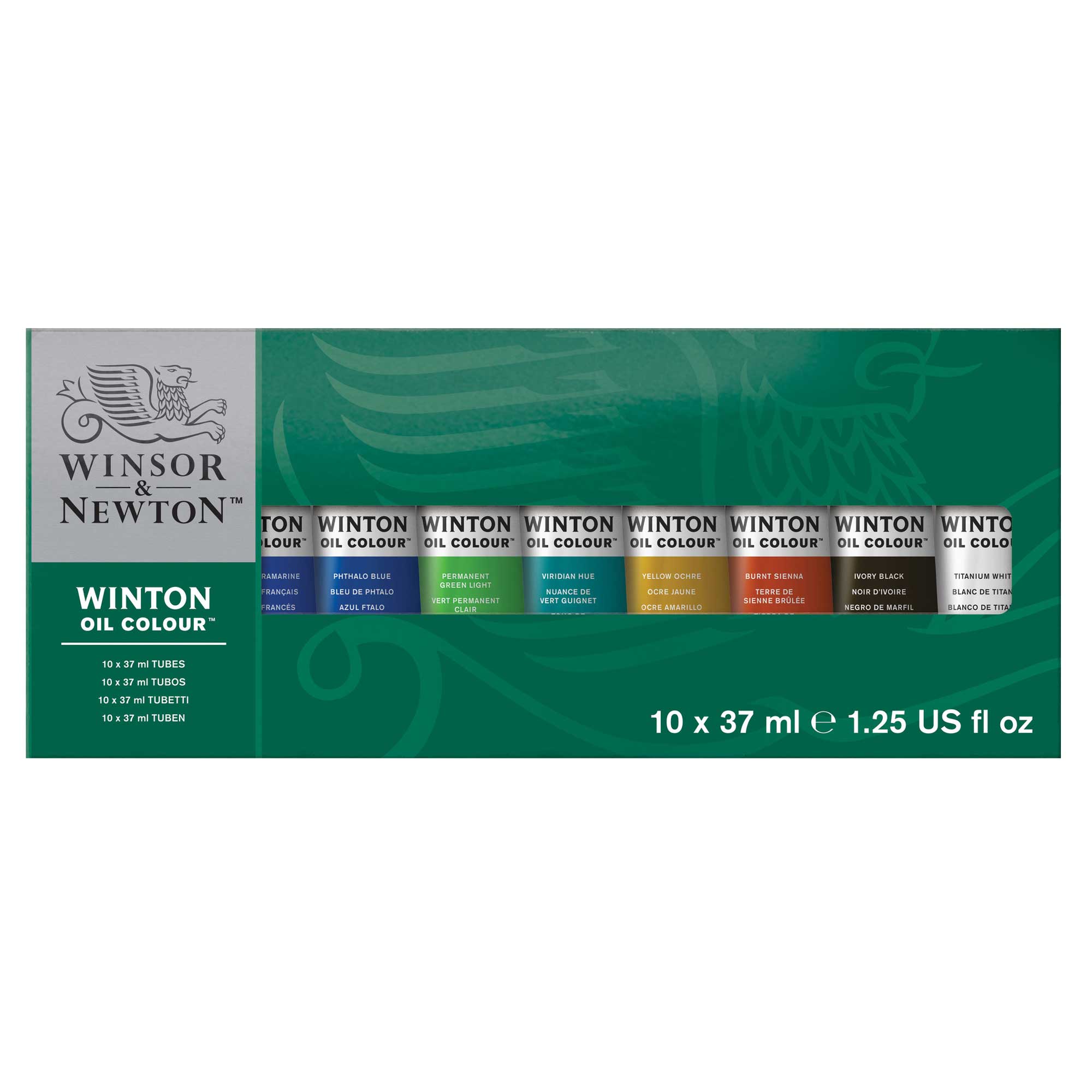 Winsor & Newton Winton Oil Colour 10 x 37ml Tube Set
