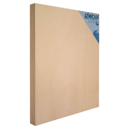 Global Unprimed Artist Wood Painting Panel (Natural Wood)